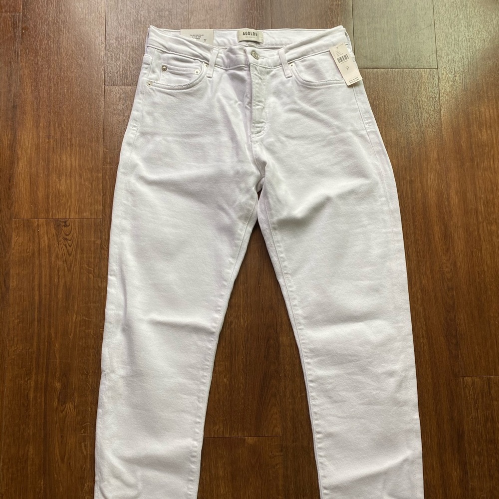 AGOLDE Toni Jeans with Raw Hem. Size 27 NWT!